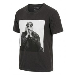 2Pac Tupac Shakur Graphic T-Shirt Black Size Medium