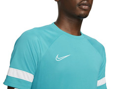 NIKE Dry Academy 21 Short Sleeve Soccer Training Shirt sz L Large Turquoise