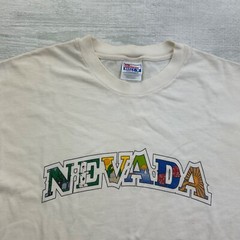 Vintage 90s Nevada Shirt Size XL White Destinations Nature Tee