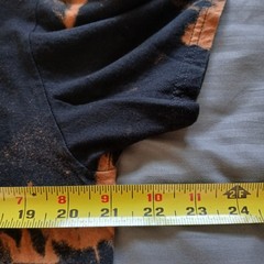 Hawaii Five-O T-Shirt Mens Medium Black Bleach Dye Graphic Organic Cotton Filmed