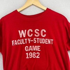 WESTERN CONNECTICUT STATE UNIVERSITY Shirt L College WCSC WCSU WestConn 80s VTG