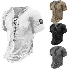 For Mens T-Shirts Classic Cotton Blend Gym Sport Tops Male Muscle Pullover