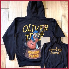 REPRINT – OLIVER TREE Cowboy Tears Black Pullover Hoodie Sweater Shirt