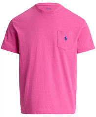 Polo Ralph Lauren Mens Pocket T shirt Classic Fit Short Sleeve Solid Colors Tee