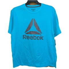 Reebok Mens Delta Cotton Jersey Tee Shirt -Capri Breeze-Size L -Brand New w Tags