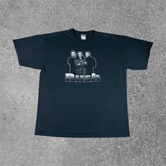 Rush Band T Shirt Mens XL Black Double Sided Graphic Rock Roll the Bones