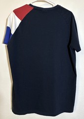 Le Coq Sportif France 2024 Olympic Logo Shirt Men’s Size XL Navy Blue Red White
