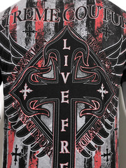 XTREME COUTURE by AFFLICTION Men’s T-Shirt LIBERTY CRUSADE Biker MMA