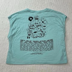 2024 Lollapalooza Chile Men’s Crop Tank – Teal. Size Medium