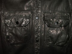 Men’s All Saints SECTION LEATHER SHIRT jacket overshirt M (ref103) £139.99!!!!!