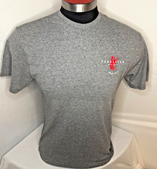 Pendleton Whisky Let’er Buck T Shirt Mens L Cotton Polyester Blend Gray