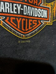 Vintage Black 2004 Fairbanks Alaska Harley Davidson Shirt Size XL
