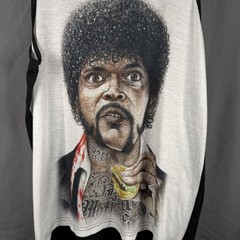 OAF Nation Pulp Fiction Jules Tank Top Medium USA Made Samuel L Jackson Graphic