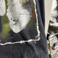 Vintage 1980s Motley Crue Dr Feelgood Tour T Shirt 1989 Metal Glam Faded Sz L/XL