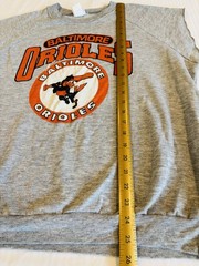 True Vintage 1970’s Baltimore Orioles MLB Baseball T Shirt Size XL Made In USA