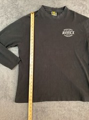 Avirex Shirt Mens Extra Large Waffle Thermal Knit Sky Kings Long Sleeve