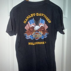 Vintage 1986 Harley Davidson 3D Emblem Eagle Untamed Legend Rare Melbourne Fl