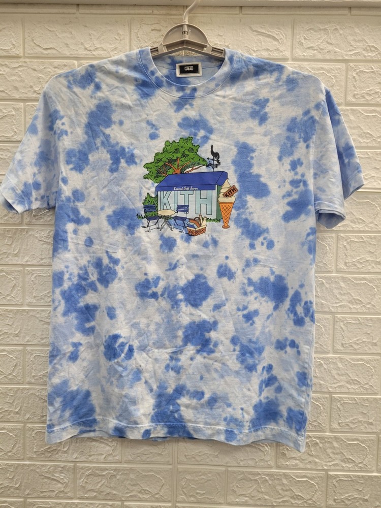 New Kith Treats Seaside Destination Tee Tie Dye Size XSmall US