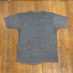 Single Stitch Vintage Playboy T-Shirt Gray Made USA RED WHITE BLUE