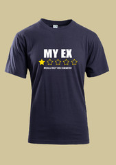 UNISEX MEN WOMENS TEE TSHIRT MY EX PARTNER BOYFRIEND GIRLFRIEND WIFE HUSBAND