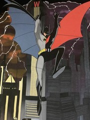 XL Batman x Batman Beyond Boot T Shirt DC Universe Avengers Marvel VTG