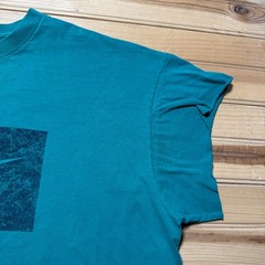 Vintage Y2K Nike Sportswear Big Swoosh Box Logo Short Sleeve Shirt USA Size XL