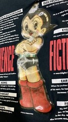 Vintage M Astro Boy Mighty Atom Lenticular Shirt Tezuka Productions Manga Anime