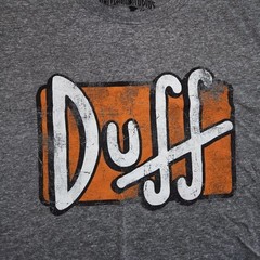 Universal Studios The Simpsons Duff Logo Shirt || 2XL