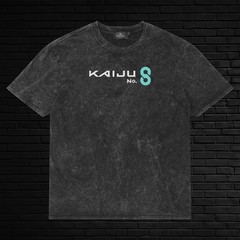 Kaiju 8 T-Shirt Graphic Stone Wash Tee Mens Unisex Cotton Streetwear Gift