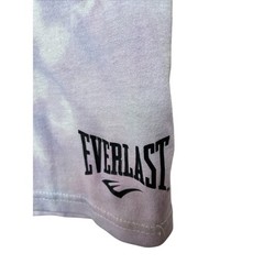 Everlast Unisex Tie-Dye Short Sleeve T-shirt / V-neck – Logo – Size Medium *Flaw