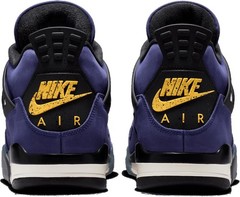 Jordan Retro 4 Lakers – Men’s (Purple/Black/Yellow) – Purple/Black/Yellow – 6
