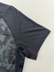 Under Armour Boys Charcoal Heatgear Camo T-Shirt Big Kid Size LG/MD/G