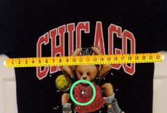 Chinatown Market Chicago Basketball Bear Men’s Medium Black T-Shirt Made in USA