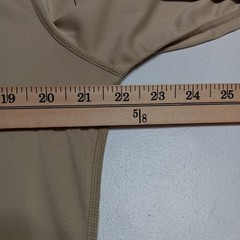 US Army Shirt Medium Beige Gen III Cold Weather Undershirt Military Base Layer