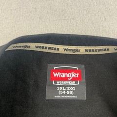 Wrangler Shirt Mens 3XL Black Tagless Lightweight Graphic Long Sleeves Tee NWT
