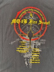 🚁 MQ-8 Fire Scout Tee Gildan Cotton L | Navy UAV Commemorative Shirt 2013 6763
