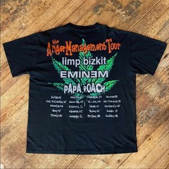 Limp Bizkit Anger Management Tour Washed T-Shirt Black XL