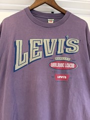 Rare VTG 90s Levi’s T-Shirt Size L Single Stitch USA 1990s