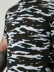 D555 DUKE BIG MENS CAMOUFLAGE T-SHIRT STORM GREY 2XL 3XL-6XL 7XL 8XL KS16427