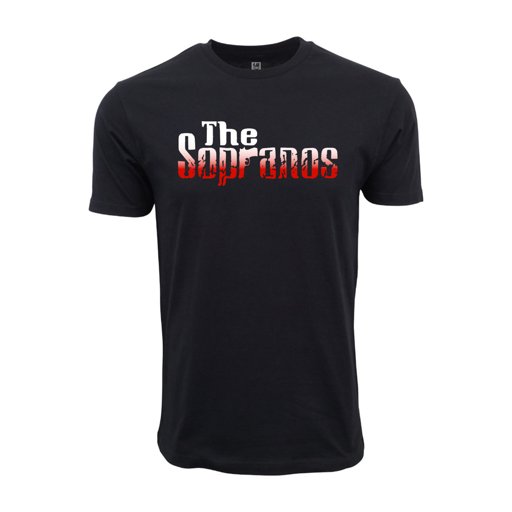 Classic television, mafia dramas, and vintage pop culture T shirt Black