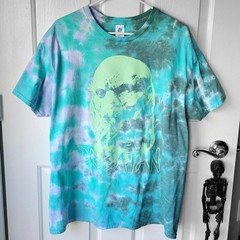 Dr. Satan XL T-Shirt Tie-dye House Of 1000 Corpses, Horror Gore blue purple boot