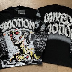MIXED EMOTION Printed Direct-Print Long-Sleeved T-Shirt