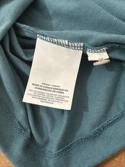 Nike SB Men’s Large Henley T Shirt Teal Blue Raglan 3 Button Skate Dri- Fit Logo