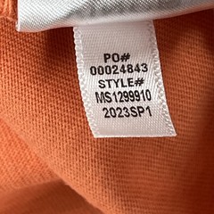 Vince Shirt Mens XL Orange Cotton Crewneck Basic Tee Made In USA Soft Jersey