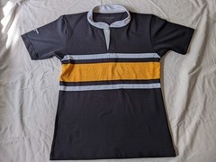 Barbarian Rugby Wear PRO-Fit men’s L Training Jersey short sleeve shirt striped