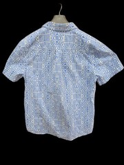 Prana Button Up Short Sleeve Organic Cotton/Recycled Polyester Medium