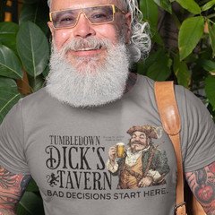 Tumbledown Dick’s Tavern Dive Bar T-Shirt, Drinkers Shirt, Dive Bar Tee