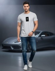 Multi pack T Shirts unisex Drop shoulder (3 Pcs combo offer)