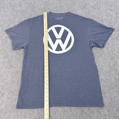 Volkswagen Vintage Official Logo Short Sleeve T-Shirt Fits Men’s Size Large Gray