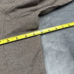 Kuhl Shirt Mens XL Brown Konflikt Henley Waffle Knit Thermal Hiking Hiker